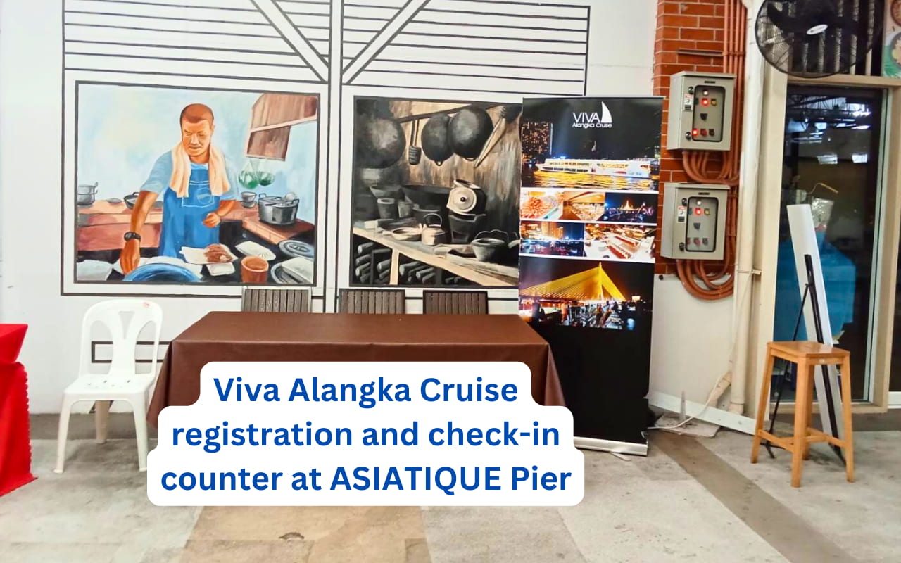 Viva Alangka Cruise check-in counter